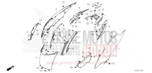 BODY COVER FSH125R de 2024